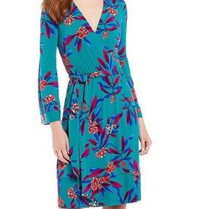 Calvin Klein floral kimono inspired dress